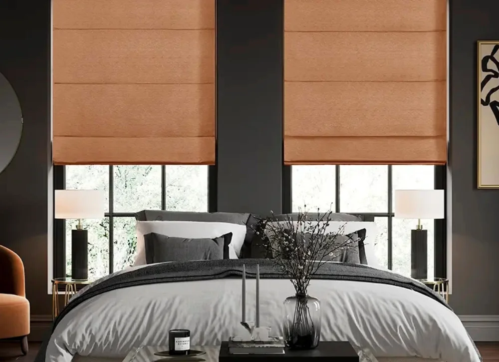 Stylish bedroom blinds Dubai