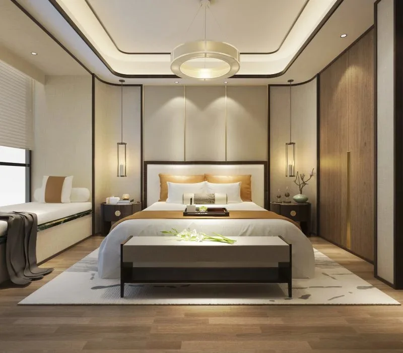 Luxury bedroom interior Dubai