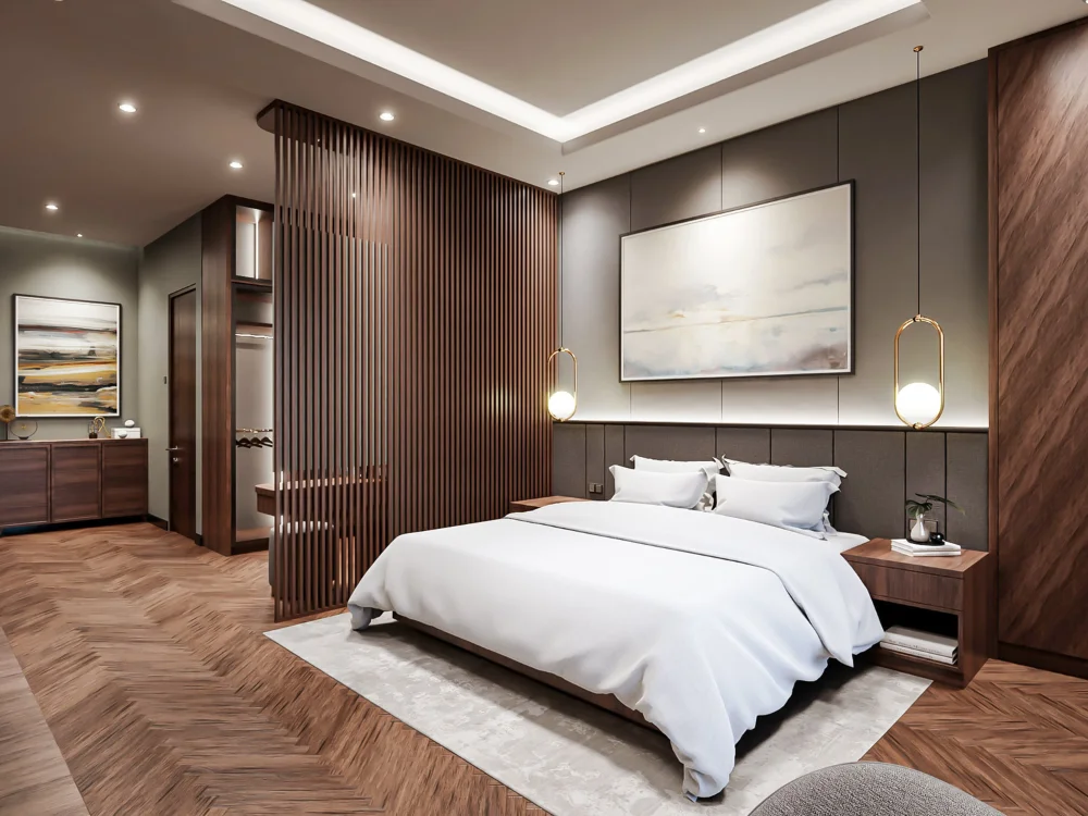 Custom bedroom interior design Dubai