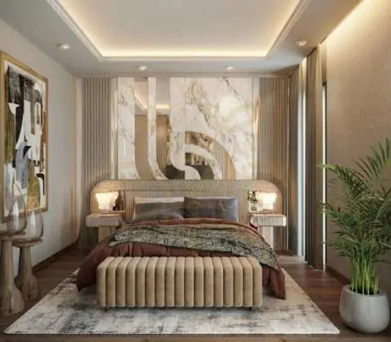 Contemporary bedroom design Dubai