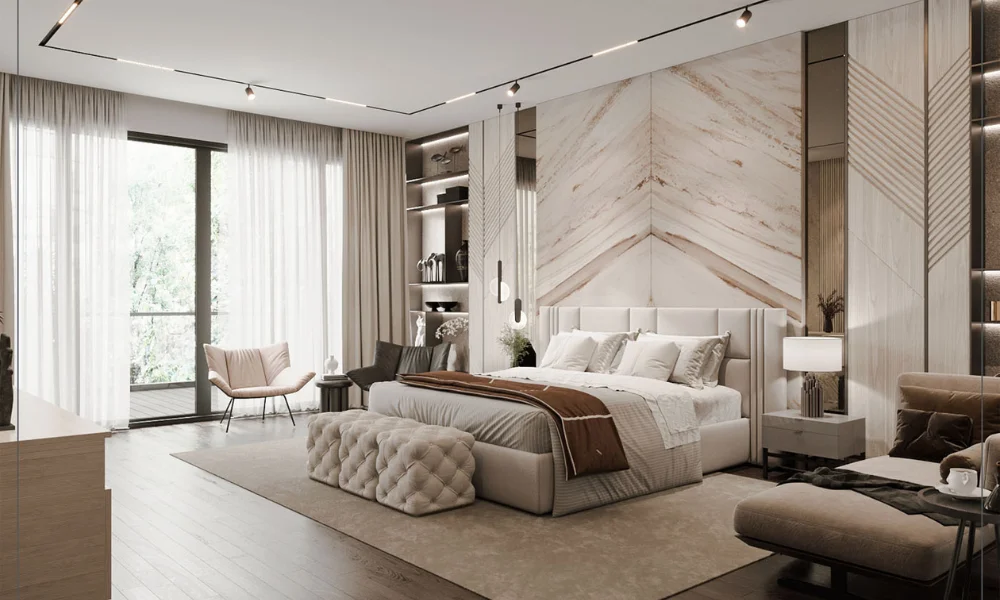 Customized bedroom design Dubai