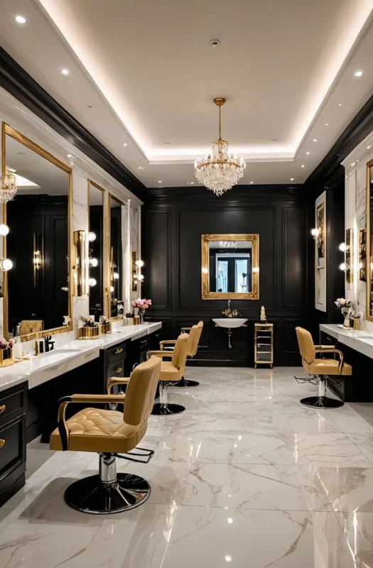 Custom salon interior Dubai