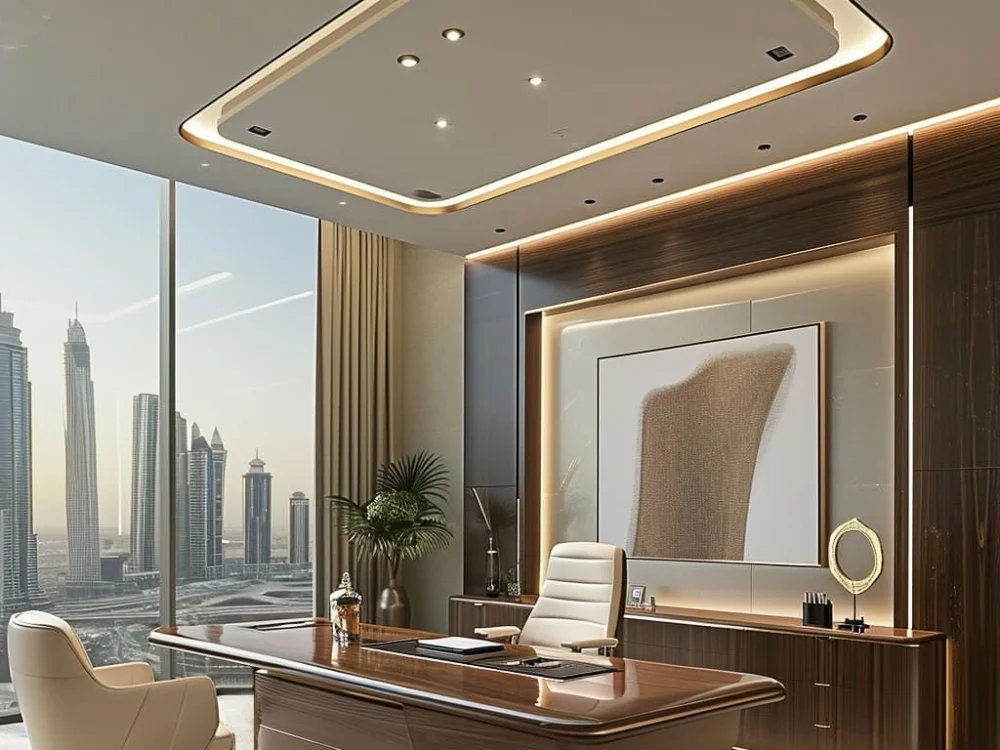 Personalized office workspace Dubai