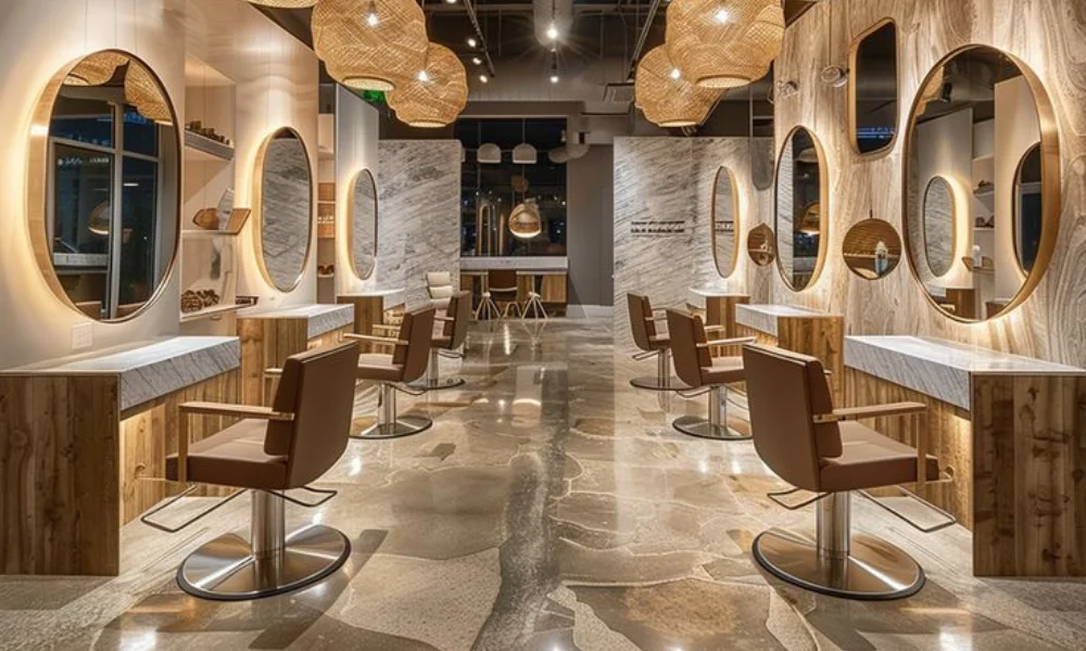 Functional salon design Dubai