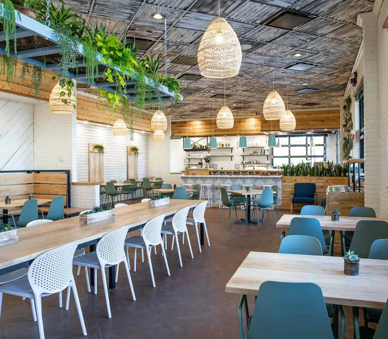 Luxury restaurant interior Dubai