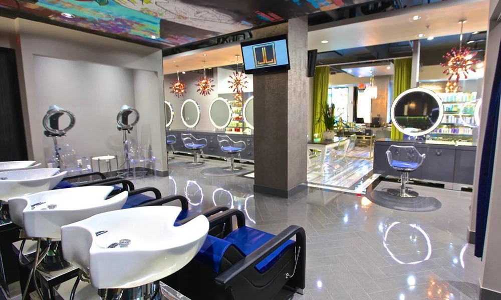 Modern salon interior design Dubai