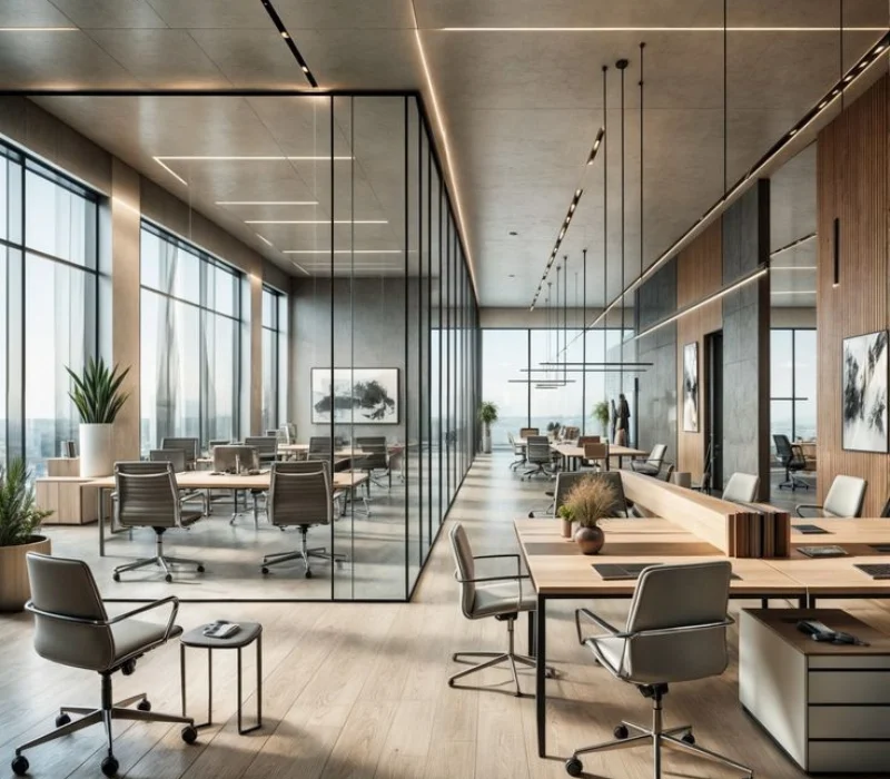 professional office interior design UAE