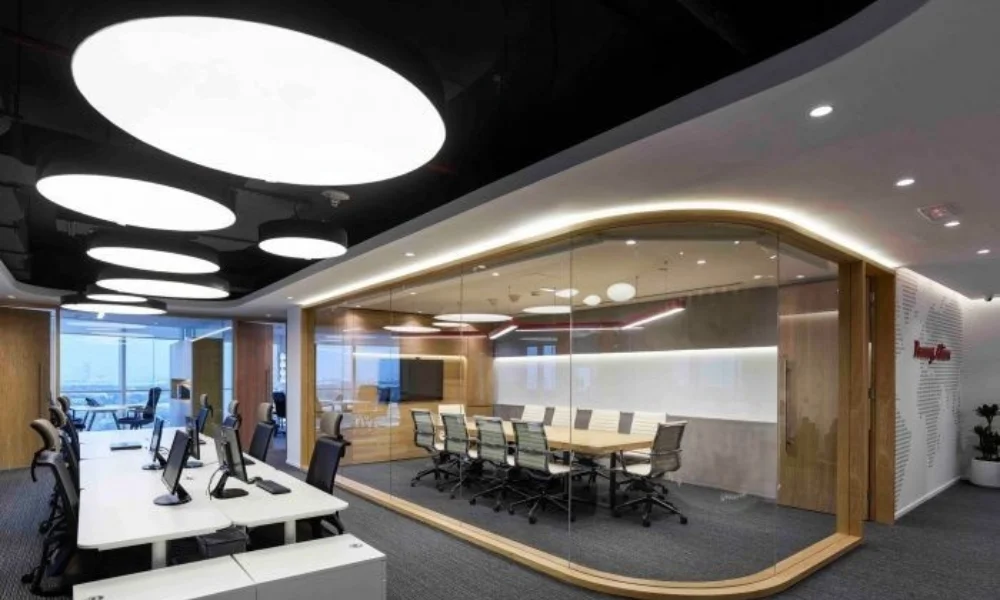 modern corporate office interior Dubai