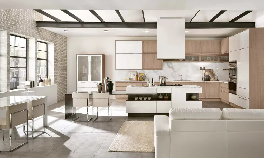 Recent kitchen interior project Dubai