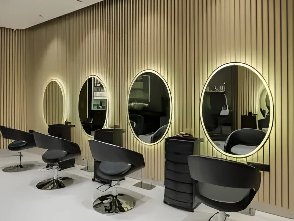 Stylish wall panels for salon Dubai