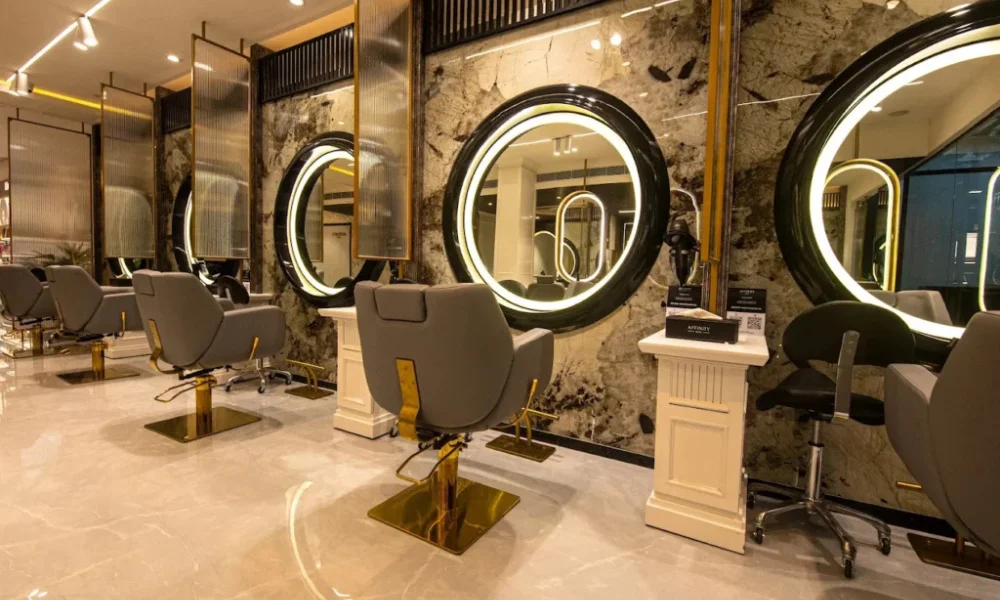 Stylish salon interiors Dubai