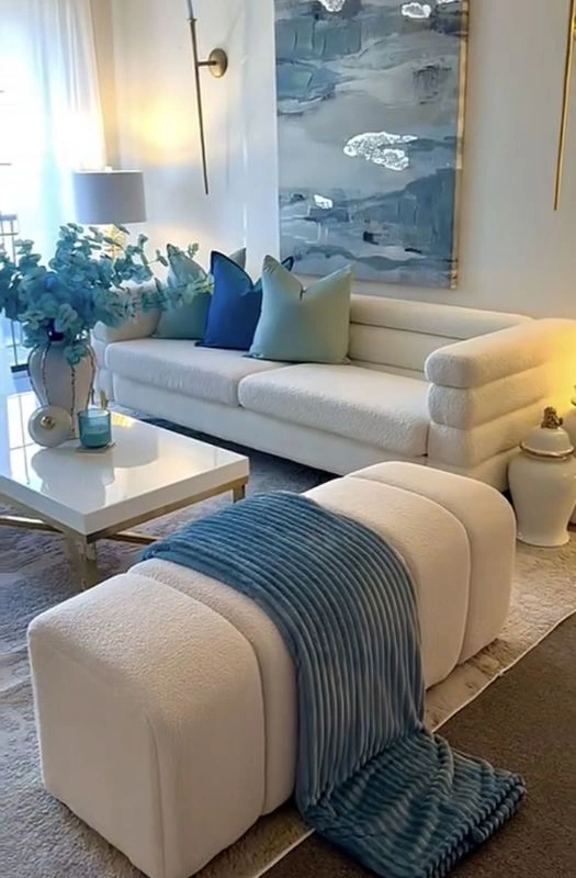 Luxury Custom Sofa and Ottoman Dubai