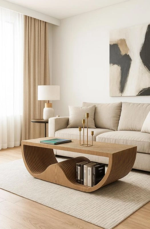 Modern Artistic Custom Coffee Table Dubai